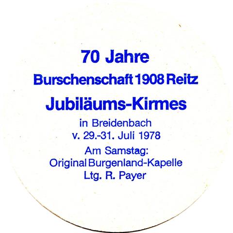 breidenbach mr-he thome rund 5b (215-70 jahre burschenschaft reitz 1978-blau)